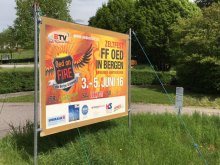 Plakatierungsarbeiten Oed on Fire voll im Gange